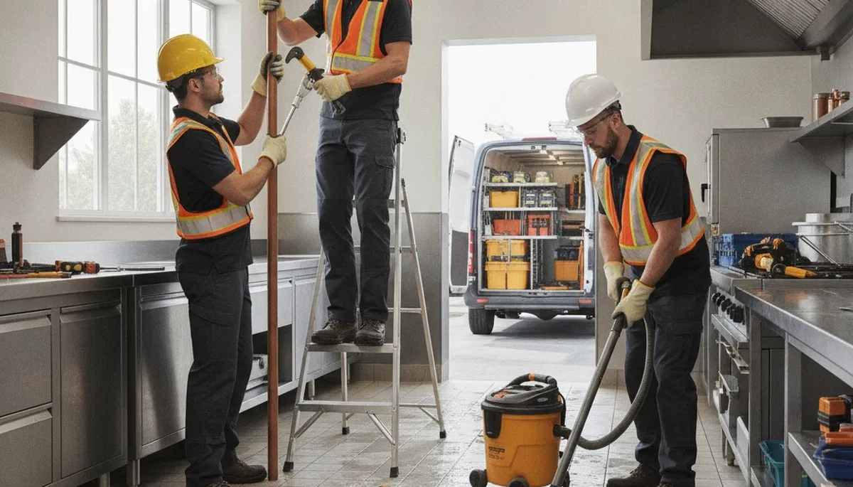 Emergency plumber in Kissimmee, FL repairing leaks and pipe issues for homes