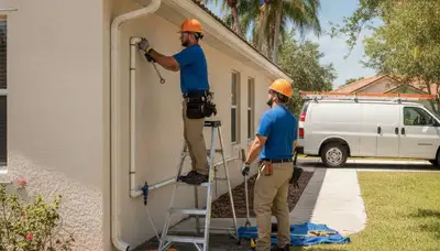 Plumber repairing a sink in Kissimmee, FL for professional plumbing repair services