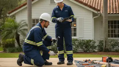 Plumber repairing a leak in Kissimmee, FL for reliable plumbing service
