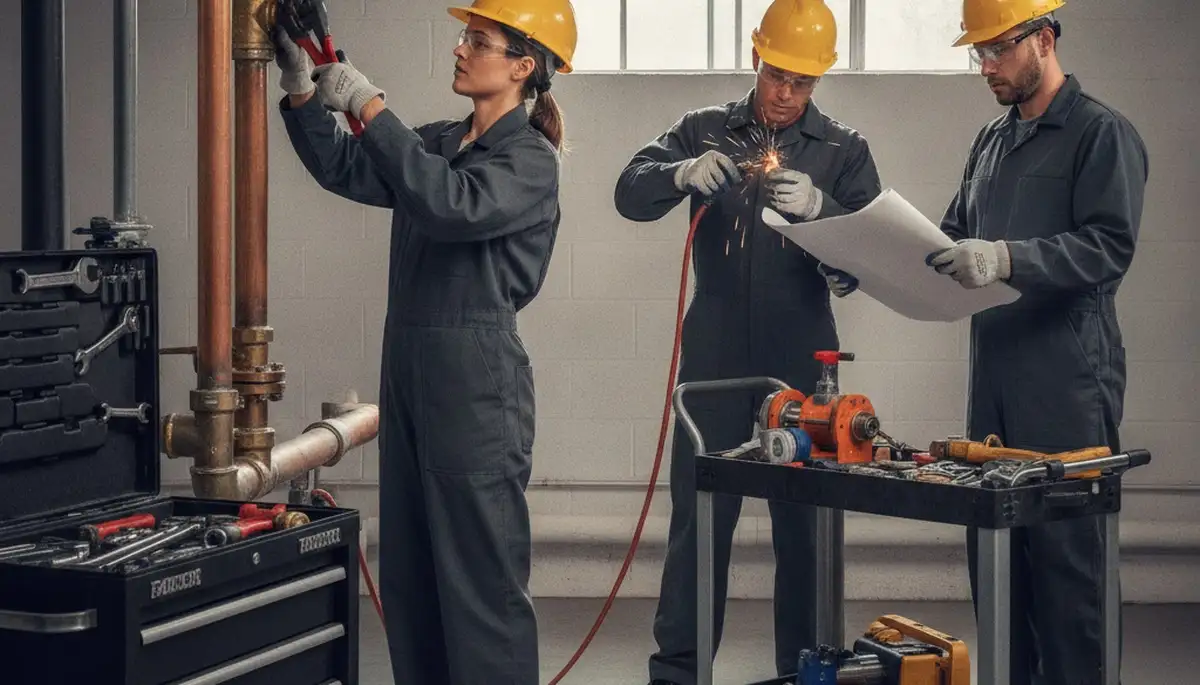 Professional plumber repairing home plumbing in Kissimmee, FL for leak and pipe issues