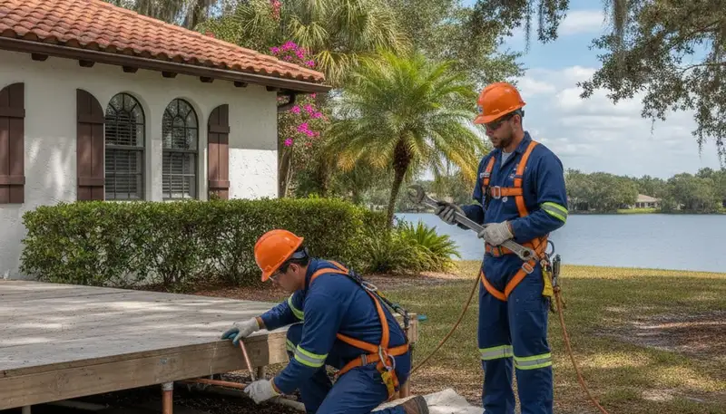 Plumber in Kissimmee, FL providing professional plumbing repair services for homes and businesses