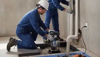 Sump pump installation in Kissimmee, FL for home flood protection by On Call Plumbers